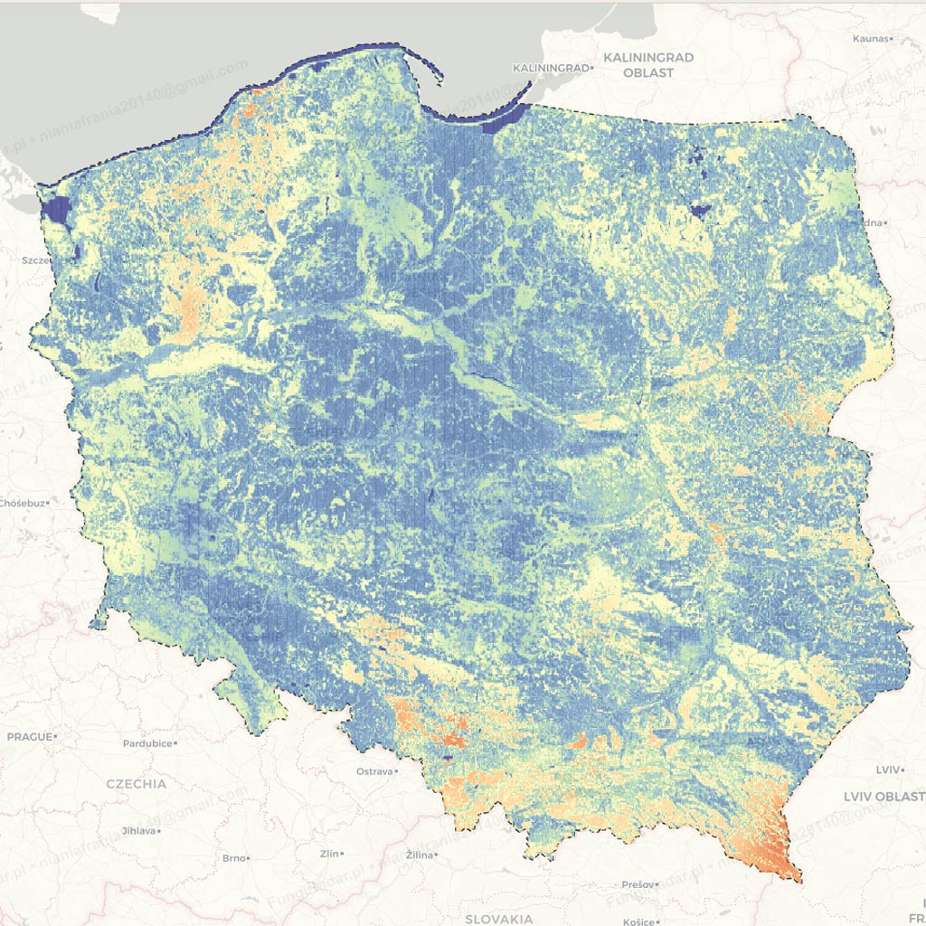 Mapa Pogodowo-Terenowa